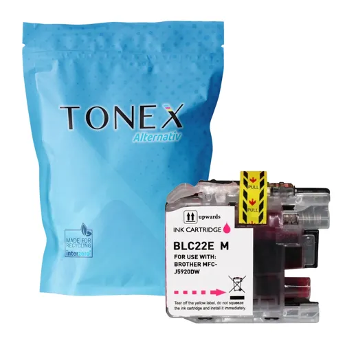 TONEX alternativ für Brother LC-22EM Tinte Magenta bis zu 1200 Seiten 12ml