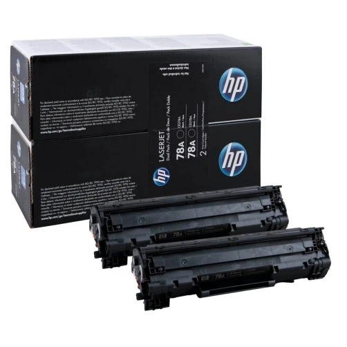 Original HP 78A / CE278AD Toner Schwarz bis zu 2100 Seiten 2er-Pack
