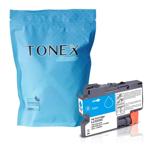 TONEX alternativ für Brother LC-3235XLC Tinte Cyan bis zu 5000 Seiten