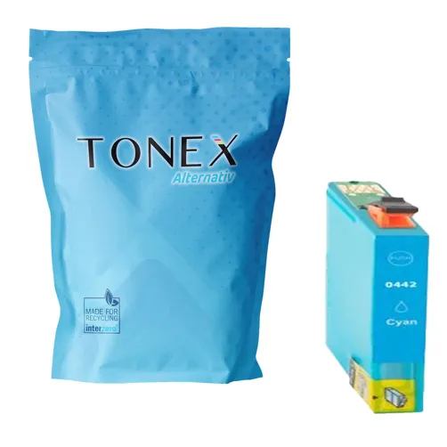 TONEX alternativ für Epson T0442 Tinte Cyan bis zu 420 Seiten 13ml