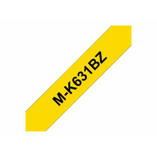 Brother M-K631BZ - Schwarz auf Gelb - Rolle (0,9 cm x 8 m)