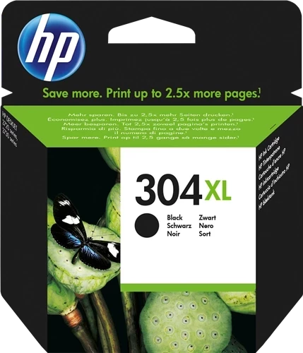 Original HP 304 XL / N9K08AE Tinte Schwarz bis zu 300 Seiten