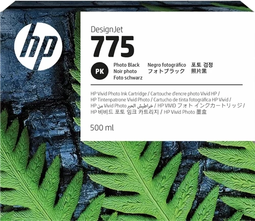 Original HP 775 / 81XB21A Tinte Foto Schwarz 500ml