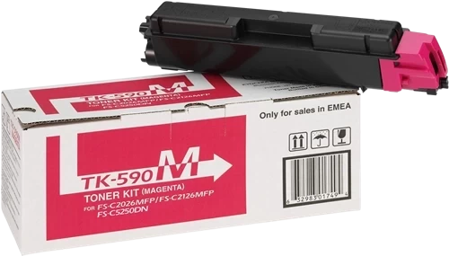 Original Kyocera TK-590M / 1T02KVBNL0 Toner Magenta bis zu 5000 Seiten