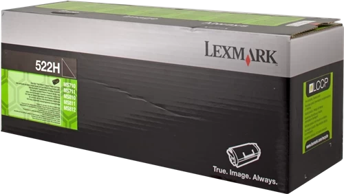 Original Lexmark 522H / 52D2H00 Toner Schwarz bis zu 25000 Seiten