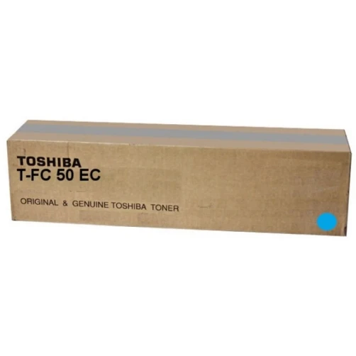 Original Toshiba TFC50EC / 6AJ00000113 Toner Cyan bis zu 33600 Seiten