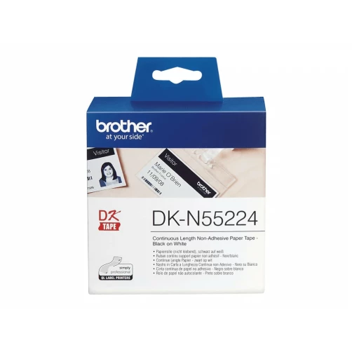 Brother DKN55224 - Papier - Schwarz auf Weiß - Rolle (5,4 cm x 30,5 m)