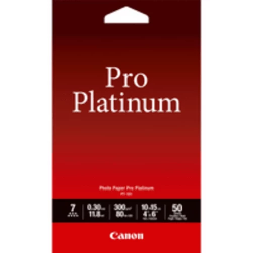 Canon Photo Paper Pro Platinum - 101.6 x 152.4 mm 50 Blatt Fotopapier