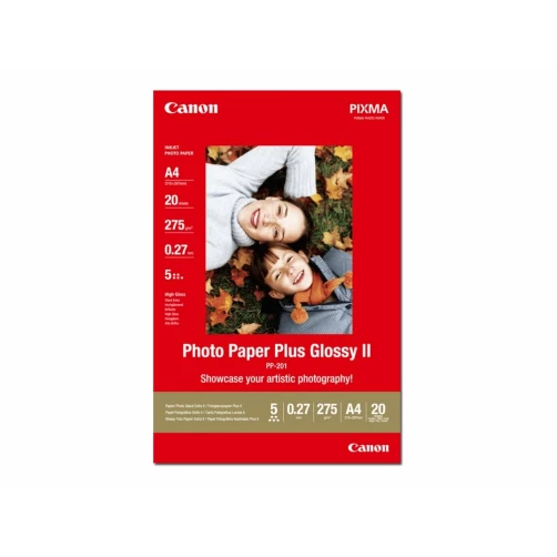 Canon Photo Paper Plus Glossy II PP-201 - Glänzend - A4 (210 x 297 mm)