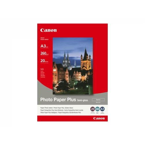 Canon Photo Paper Plus SG-201 - Halbglänzend - A3 (297 x 420 mm)