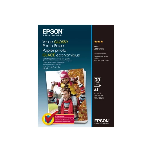 Epson Value Glossy Photo Paper A4 1x20 Blatt