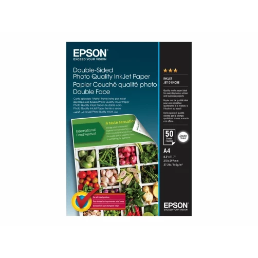 Epson Double-Sided Photo Quality Inkjet Paper - Matt - A4 (210 x 297 mm)