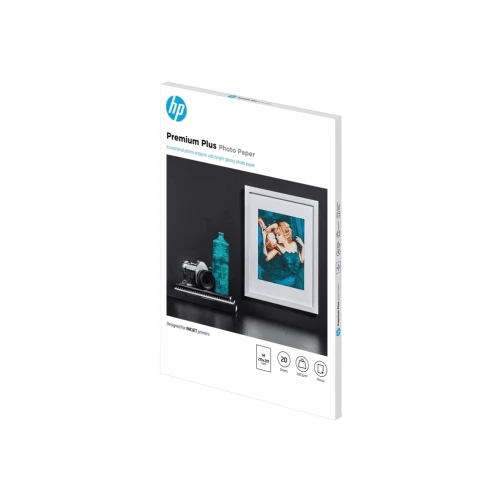 HP Premium Plus Fotopapier glänzend 20 Blatt/DIN A4 - 300 g/m²