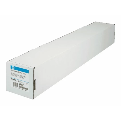 HP Plotterpapier 90 g/m² Matt, Universal Coated Papier, Weiß, 91,4 cm x 45,7 m