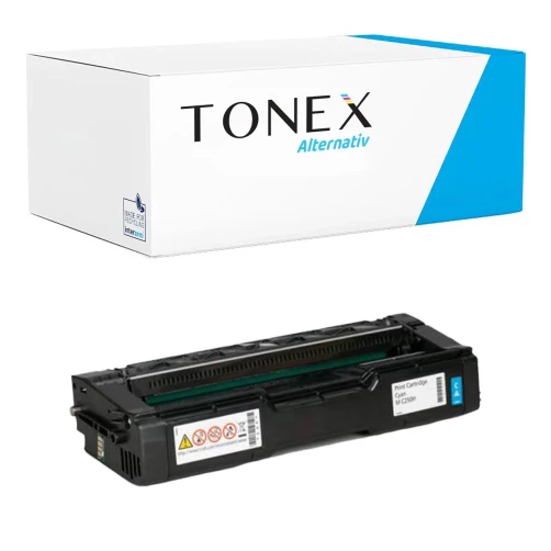 TONEX alternativ für Ricoh M C250HC / 408341 Toner Cyan bis zu 6300 Seiten