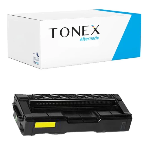 TONEX alternativ für Ricoh SP C252HE / 407719 Toner Gelb bis zu 6000 Seiten