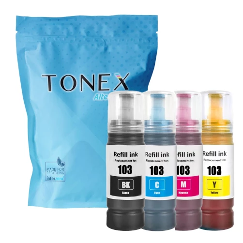 TONEX alternativ für Epson 103CMYBK Tinte Schwarz Cyan Magenta Gelb Multipack